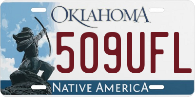 OK license plate 509UFL