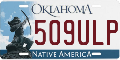 OK license plate 509ULP