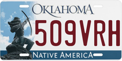 OK license plate 509VRH