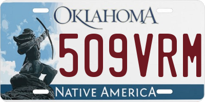 OK license plate 509VRM