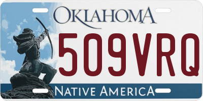OK license plate 509VRQ