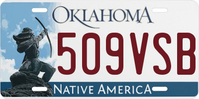 OK license plate 509VSB
