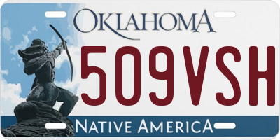 OK license plate 509VSH