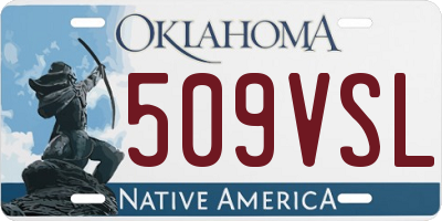 OK license plate 509VSL
