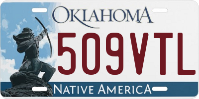 OK license plate 509VTL