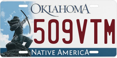OK license plate 509VTM