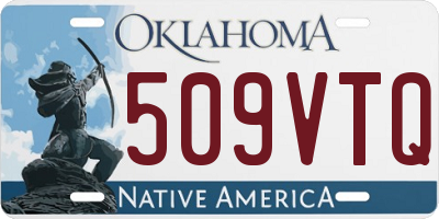 OK license plate 509VTQ