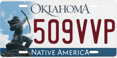 OK license plate 509VVP