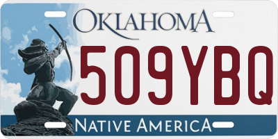 OK license plate 509YBQ