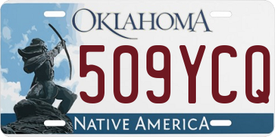 OK license plate 509YCQ