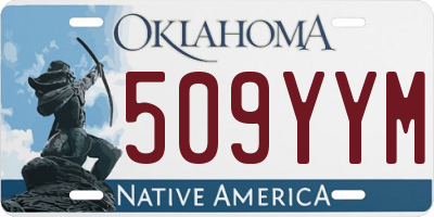 OK license plate 509YYM