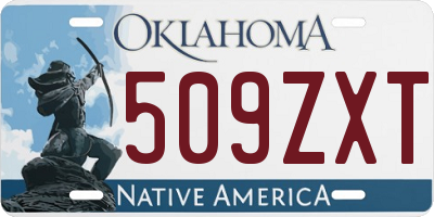 OK license plate 509ZXT