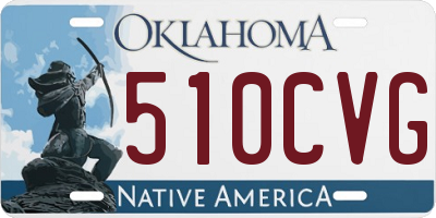 OK license plate 510CVG