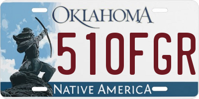 OK license plate 510FGR