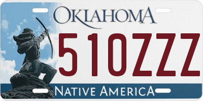 OK license plate 510ZZZ