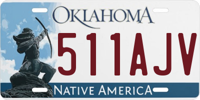 OK license plate 511AJV