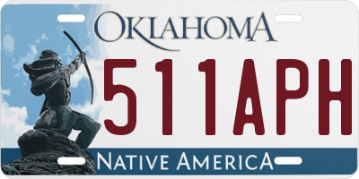 OK license plate 511APH