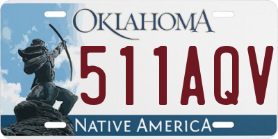 OK license plate 511AQV