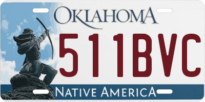 OK license plate 511BVC