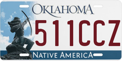 OK license plate 511CCZ
