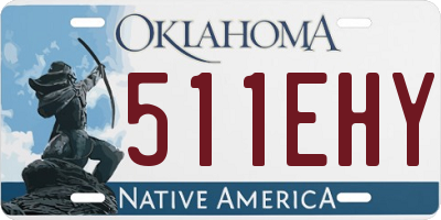 OK license plate 511EHY