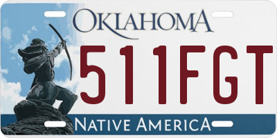 OK license plate 511FGT