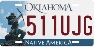 OK license plate 511UJG