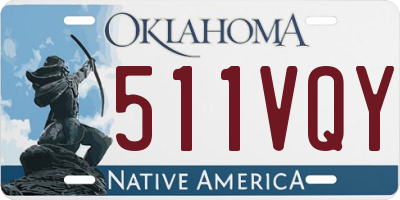 OK license plate 511VQY
