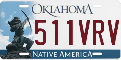 OK license plate 511VRV