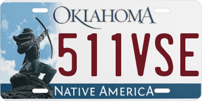 OK license plate 511VSE