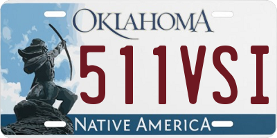 OK license plate 511VSI