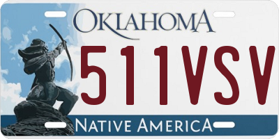 OK license plate 511VSV