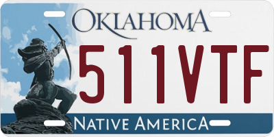 OK license plate 511VTF