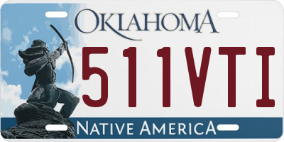 OK license plate 511VTI