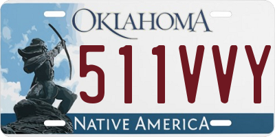 OK license plate 511VVY
