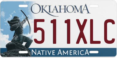 OK license plate 511XLC