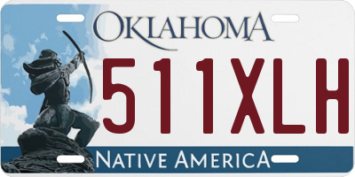 OK license plate 511XLH