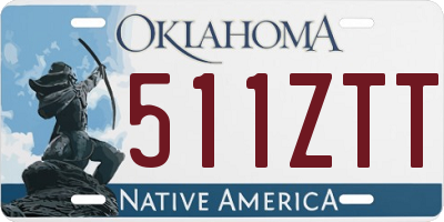 OK license plate 511ZTT