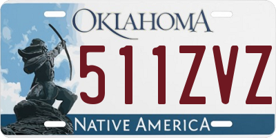 OK license plate 511ZVZ