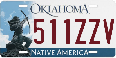 OK license plate 511ZZV