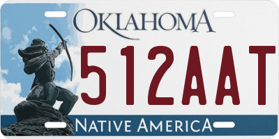 OK license plate 512AAT