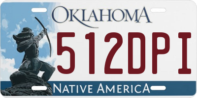 OK license plate 512DPI