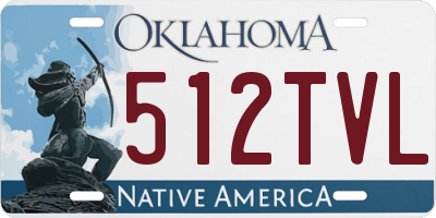 OK license plate 512TVL