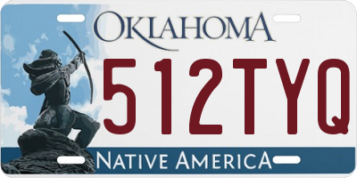 OK license plate 512TYQ