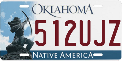 OK license plate 512UJZ