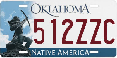 OK license plate 512ZZC