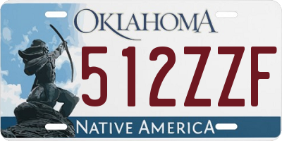 OK license plate 512ZZF