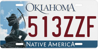 OK license plate 513ZZF