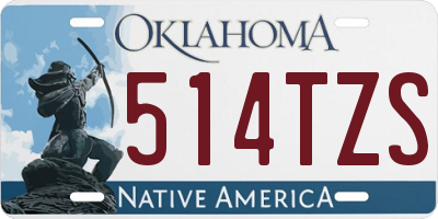 OK license plate 514TZS