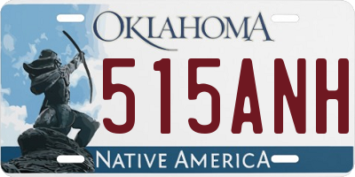 OK license plate 515ANH